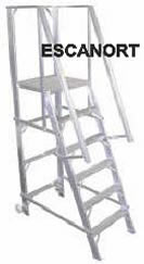 Escalera rodante peldaño 75 mm Escaleras rodantes de aluminio